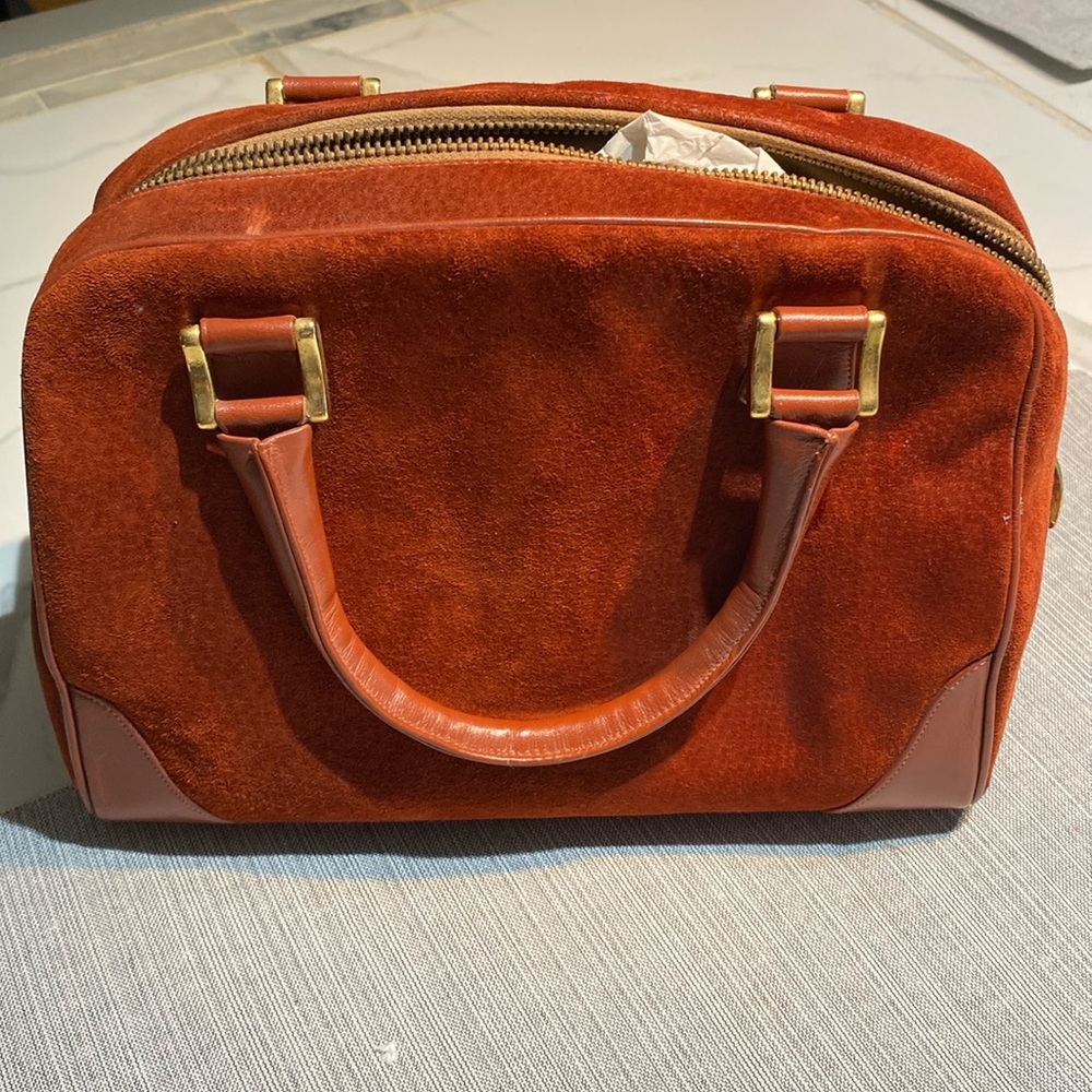 Never used. Rosenfield suede and leather purse